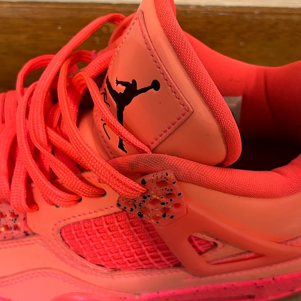 Nike Air Jordan 4 Retro Hot Punch Pink Women's - Picture 14 of 16